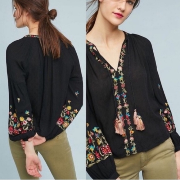Anthropologie Tops - 💘 {Anthropologie} Maeve Lanie Peasant Top